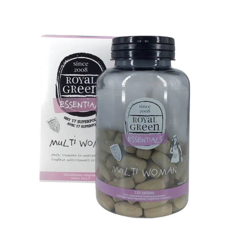 Royal Green Vrouw | Weerstand*Multi Woman - 120 tabletten