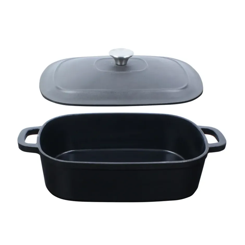 Wartmann Slowcooker / Multicooker | Braadpan*Multicooker / Slowcooker - Gietijzer - Zwart - 5,5l