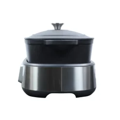 Wartmann Slowcooker / Multicooker | Braadpan*Multicooker / Slowcooker - Gietijzer - Zwart - 5,5l