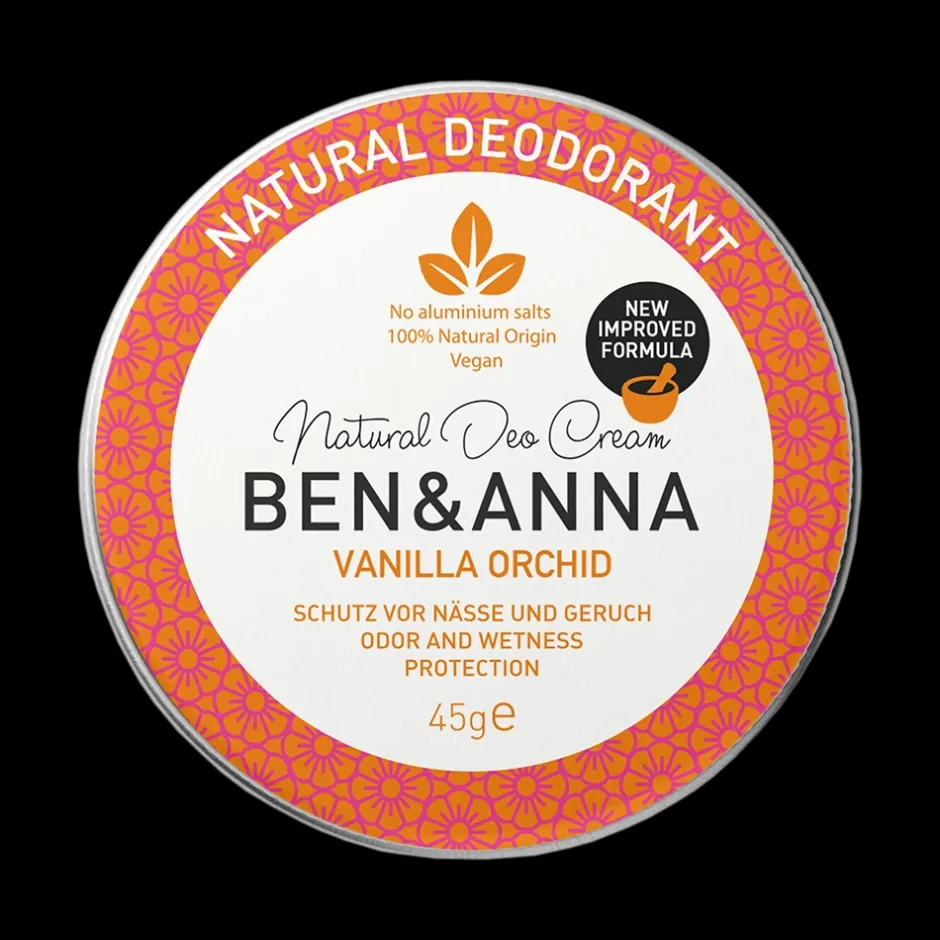 Ben & Anna Deodorant*Natuurlijke Deodorant Creme - Vanilla Orchid - 45gr