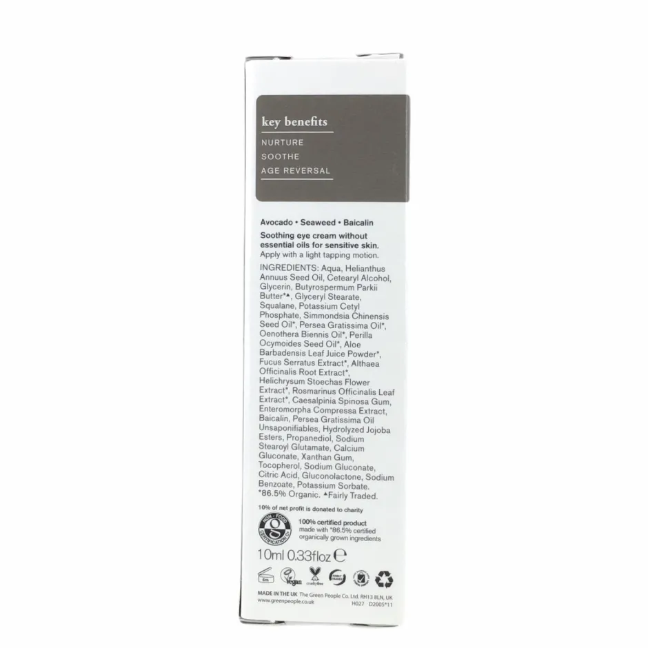 Green People Oogcrème*Neutrale Parfumvrije Oogcreme - 10ml
