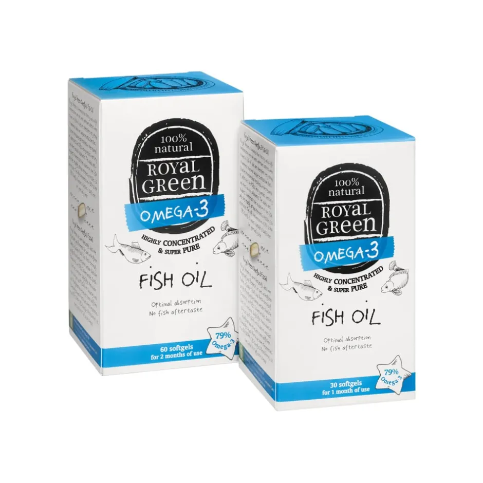 Royal Green Hart & Bloedvaten | Hersenen*Omega-3 Visolie - 60 softgels