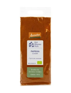 Het Blauwe Huis Kruiden & Specerijen*Paprikapoeder - Scherp - 30g - BIO