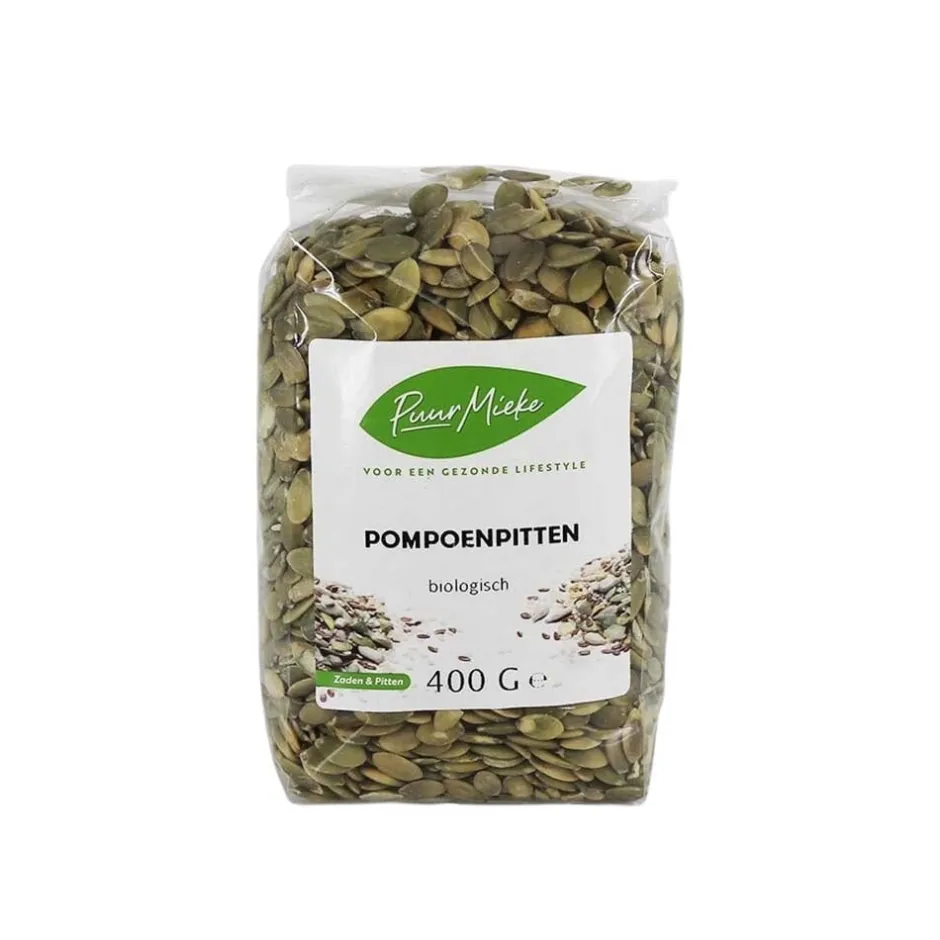 Puur Mieke Zaden | Biologische Zaden En Pitten*Pompoenpitten - 400g - BIO