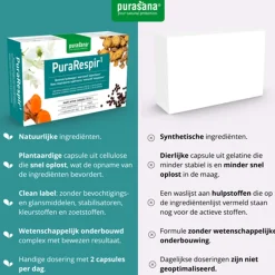 Purasana Immuunsysteem | Overige Vitamines*PuraRespir - 30vcaps