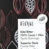 Vivani Chocolade | Cacao*Pure chocoladereep 100% + cacao nibs - 80gr - BIO