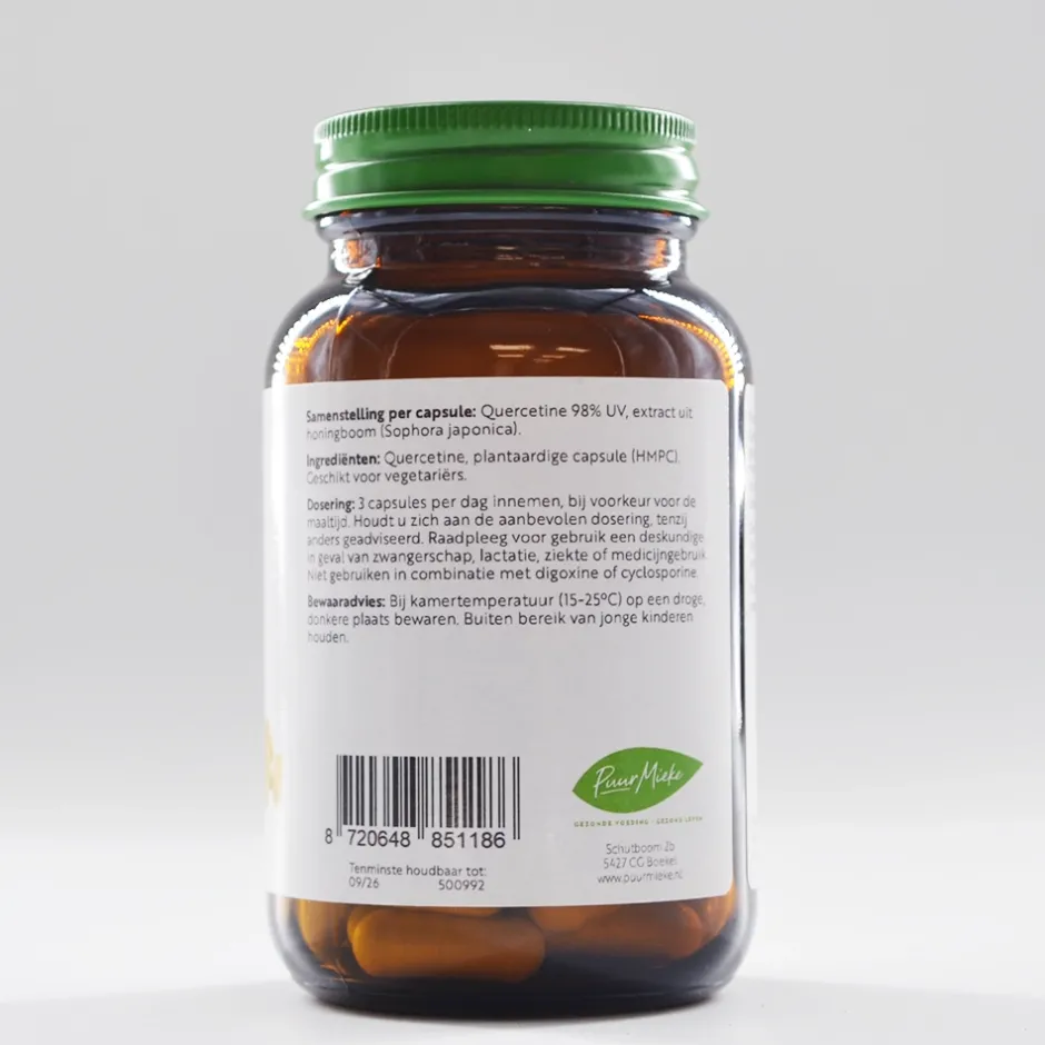 Puur Mieke Weerstand | Specials*Quercetine - 230mg - 60 caps