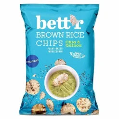 Bett'r Chips & Zoutjes*Rijst Chips met Chia en Quinoa - 60g - BIO