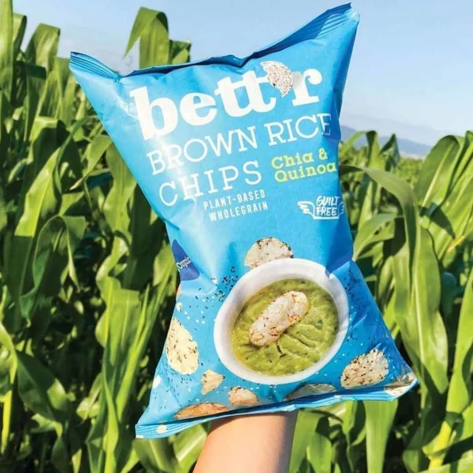 Bett'r Chips & Zoutjes*Rijst Chips met Chia en Quinoa - 60g - BIO