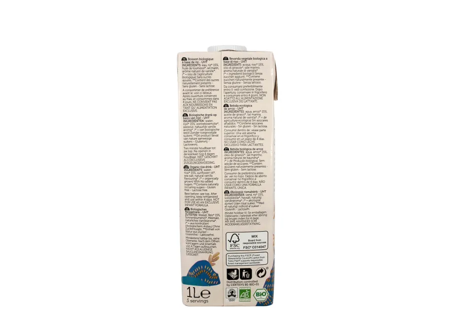 Lima Plantaardige Dranken*Rijstdrink original 1ltr - BIO