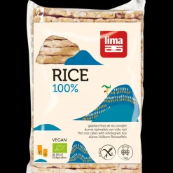 Lima Crackers En Wafels*Rijstwafels Dun met Zout - BIO
