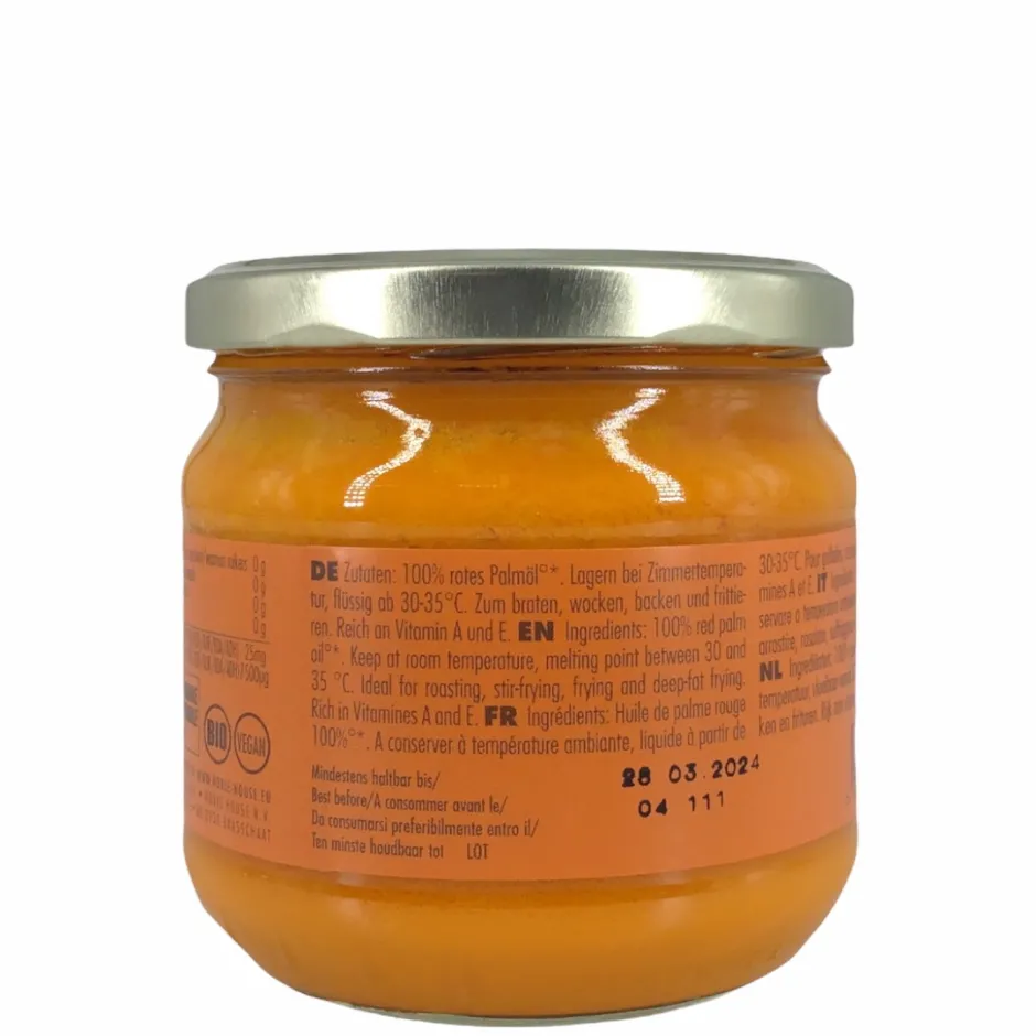 Amanprana Paleo Aip | Overige Oliën*100% Rode Palmolie - 325ml - BIO