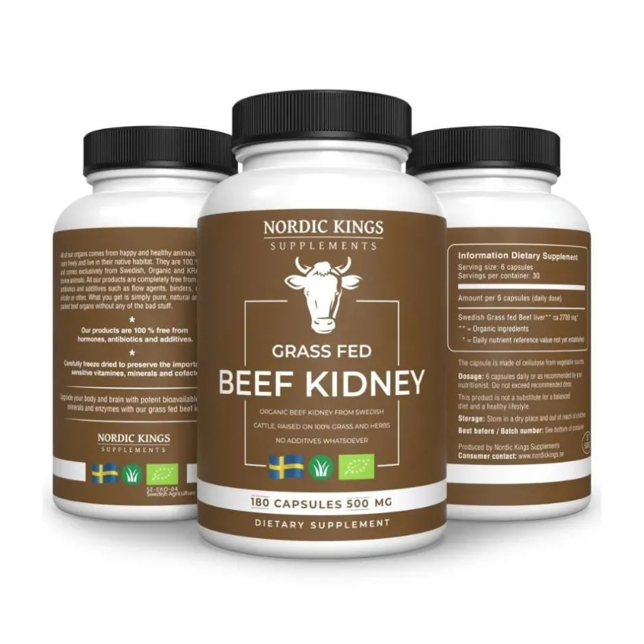 Nordic Kings Specials | Selenium*Rundernier - 500mg - 180 caps - BIO