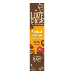 Lovechock Chocolade*Salted Pecan 80% cacao - 40g - BIO