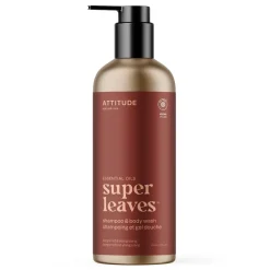 ATTITUDE Haarverzorging/Shampoo En Conditioner | Lichaamsverzorging/Douche En Bad*Shampoo & Bodywash 2 in 1 - Bergamot & Ylang Ylang - 473ml