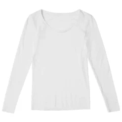 Boody Shirts*Shirt met Lange Mouwen - Wit