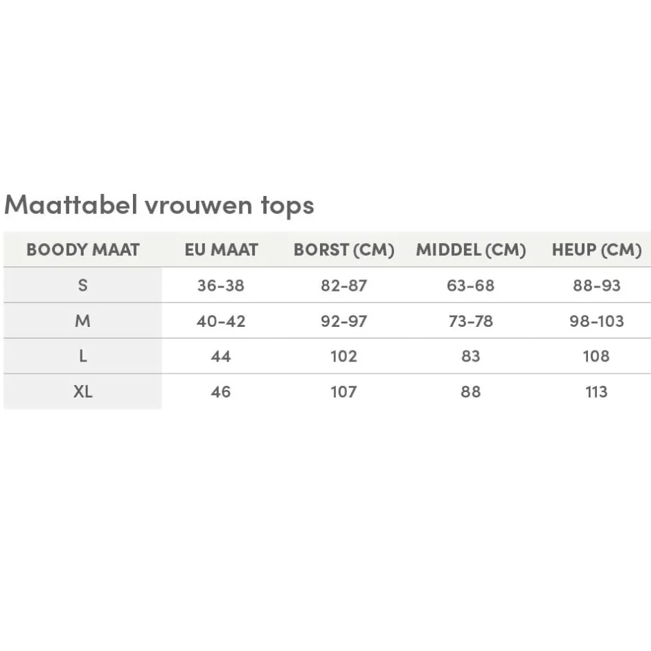 Boody Shirts*Shirt met Lange Mouwen - Zwart