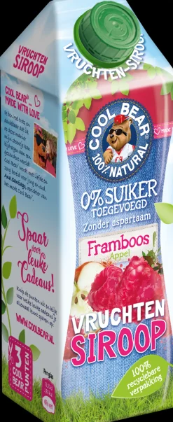 Limonadesiropen*Siroop Framboos-Appel met Zoetstoffen uit Stevia - 750ml