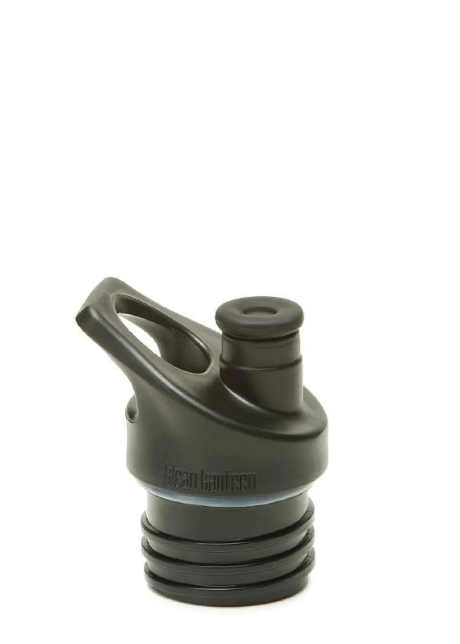 Klean Kanteen Rvs Drinkflessen | Rvs Drinkflessen*Sport Cap 3.0 - Classic - Zwart