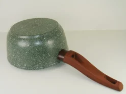 Natura Induction Kookpan*Steelpan 18cm met hout-look greep - VegeTek