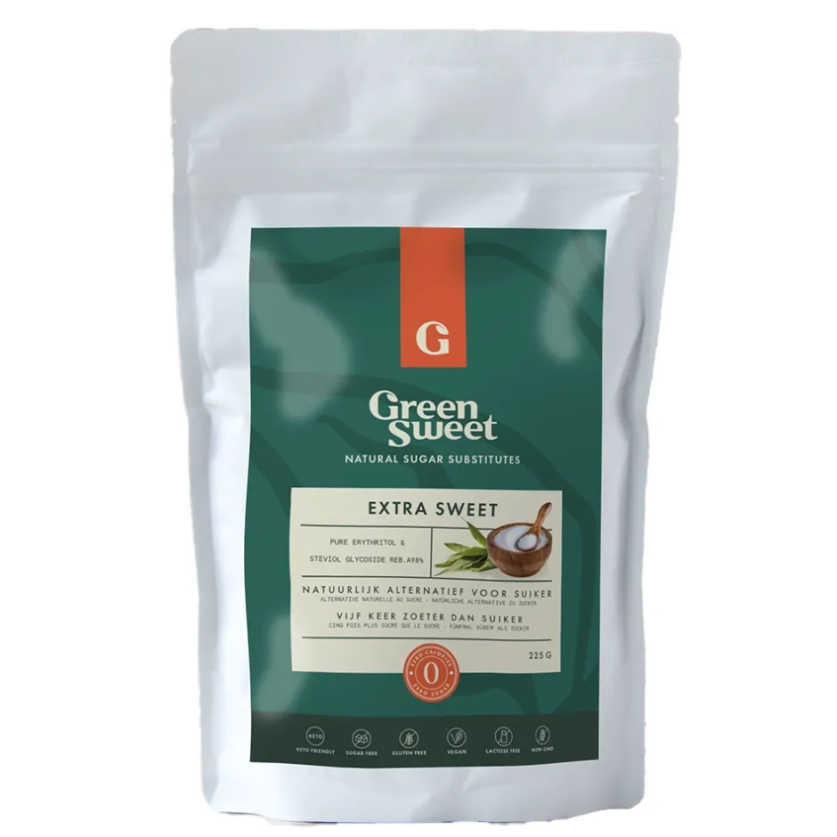 Greensweet Stevia*Stevia Suiker - Extra Sweet - 225g