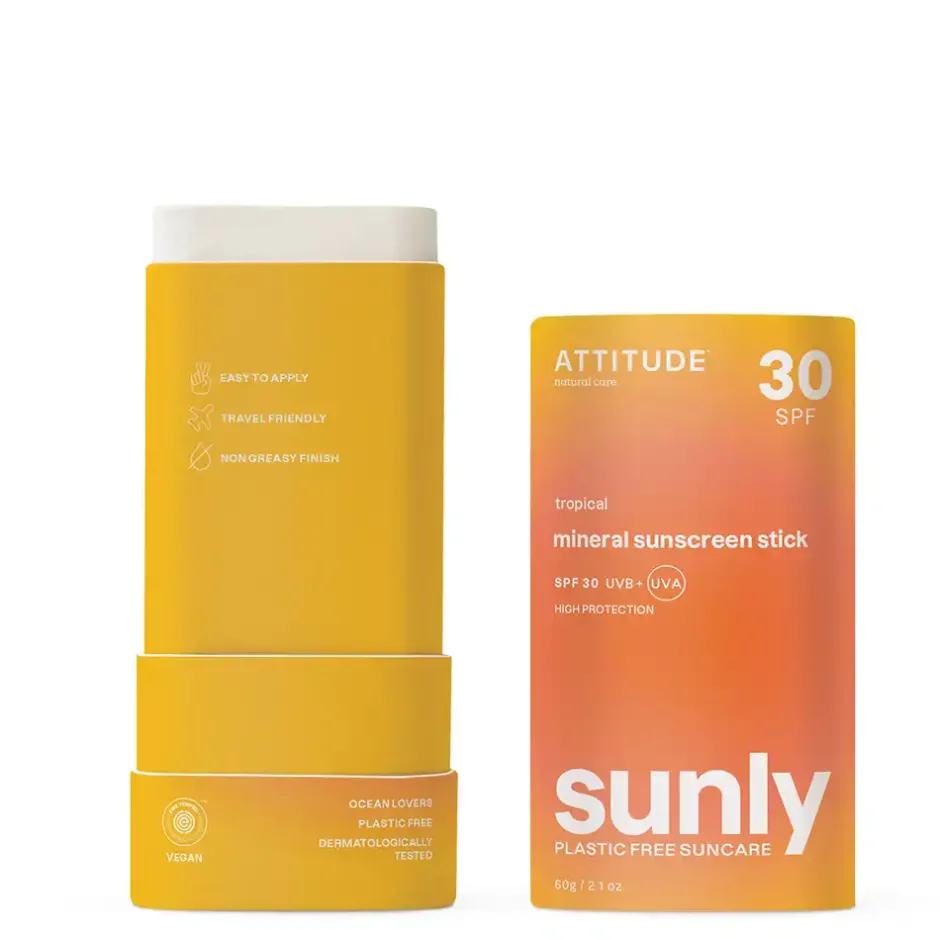 ATTITUDE Zonnebrand*Sunly Zonnebrandstick SPF30 - Tropisch - 60g