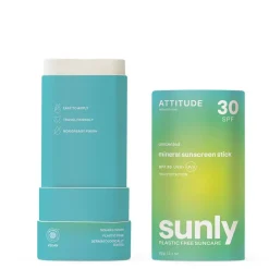 ATTITUDE Zonnebrand*Sunly Zonnebrandstick SPF30 - Ongeparfumeerd - 60g