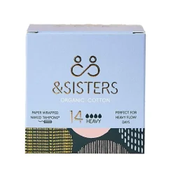 &SISTERS Intieme Verzorging/Tampons | Tampons*Tampons 100% BIO - Heavy - 14 stuks
