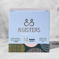 &SISTERS Intieme Verzorging/Tampons | Tampons*Tampons 100% BIO - Heavy - 14 stuks