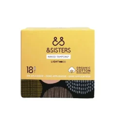&SISTERS Intieme Verzorging/Tampons | Tampons*Tampons 100% BIO - Light - 18 stuks