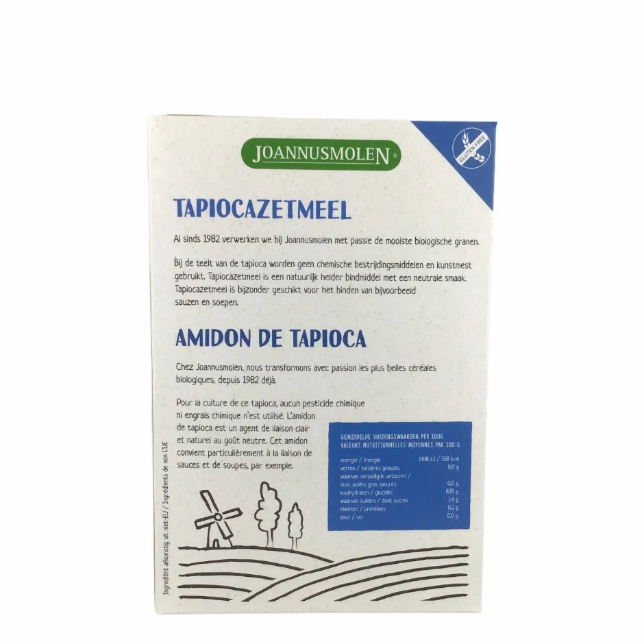 Joannusmolen Paleo Aip | Glutenvrij Meel*Tapiocazetmeel 250g - BIO