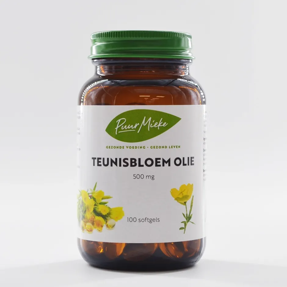 Puur Mieke Vrouw | Specials*Teunisbloem olie - 500mg - 100 softgels
