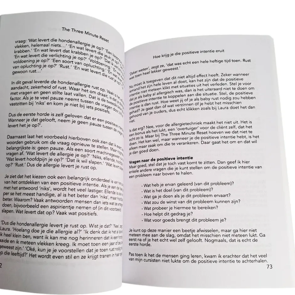 Edwin Selij Informatieve Boeken*The Three Minute Reset – Zelfhulpboek over Angst & Onzekerheid