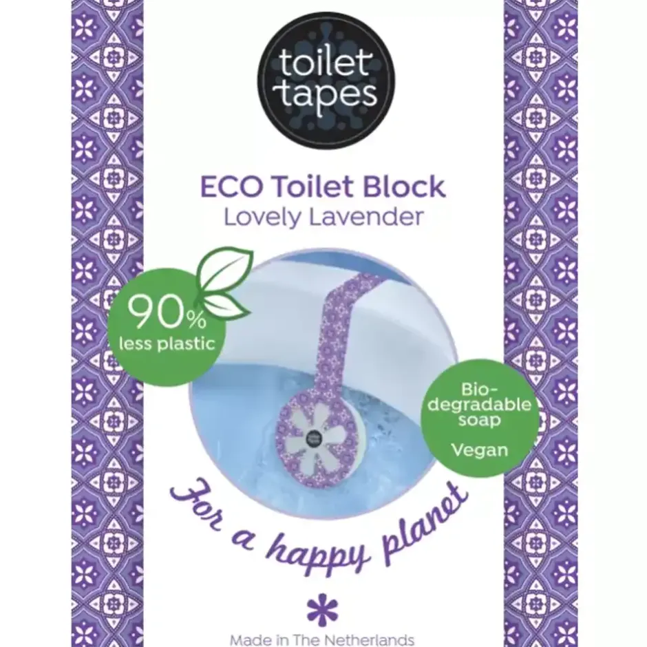 Toilet Tapes Schoonmaakproducten*Toiletblok - Lovely Lavender - 1 blok