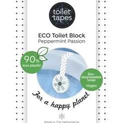 Toilet Tapes Schoonmaakproducten*Toiletblok - Peppermint Passion - 1 blok