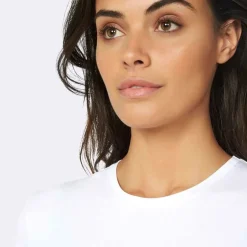 Boody Shirts*T-shirt Dames met ronde hals - wit