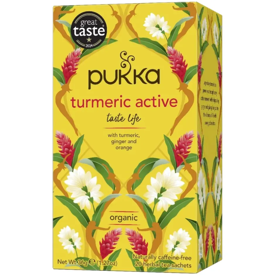 Pukka Weerstand | Thee*Turmeric Active - kruidenthee - BIO