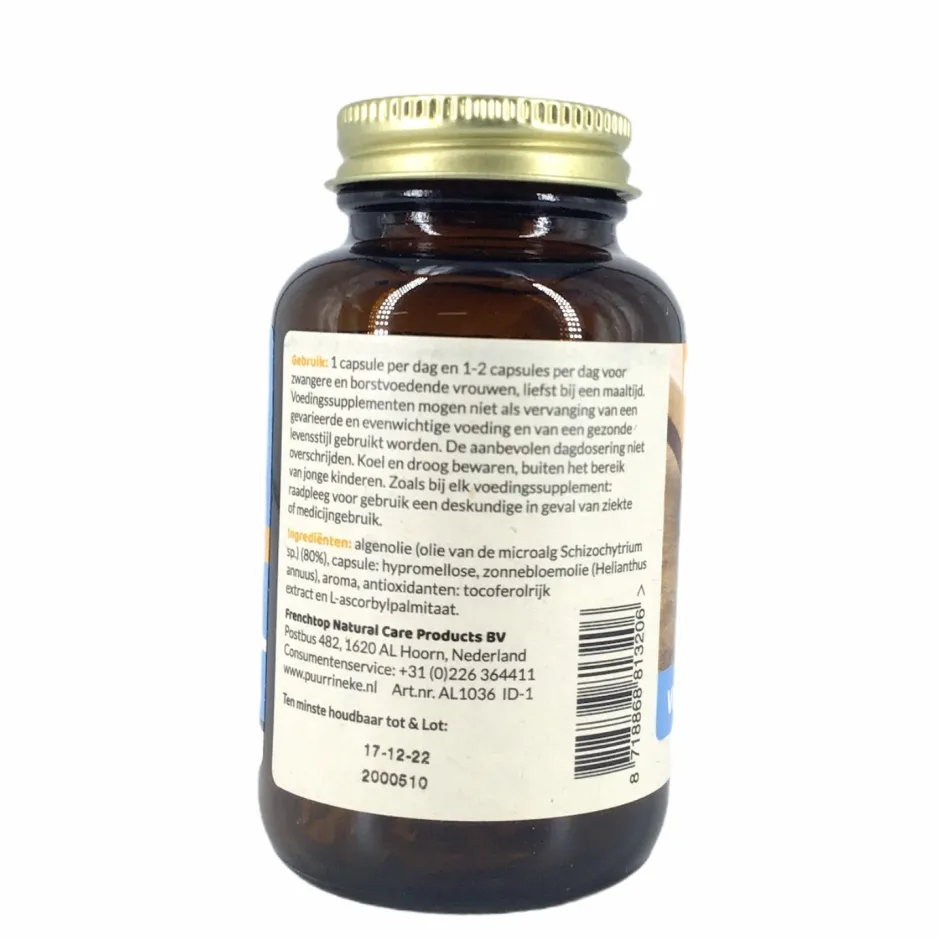Puur Rineke Ogen | Hart & Bloedvaten*Visvrije Omega 3 - 60 caps