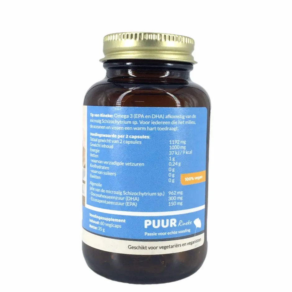 Puur Rineke Ogen | Hart & Bloedvaten*Visvrije Omega 3 - 60 caps