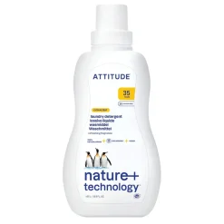 ATTITUDE Wasmachine En Vaatwasser*Vloeibaar Wasmiddel - 35 beurten - Citrus Zest - 1050ml
