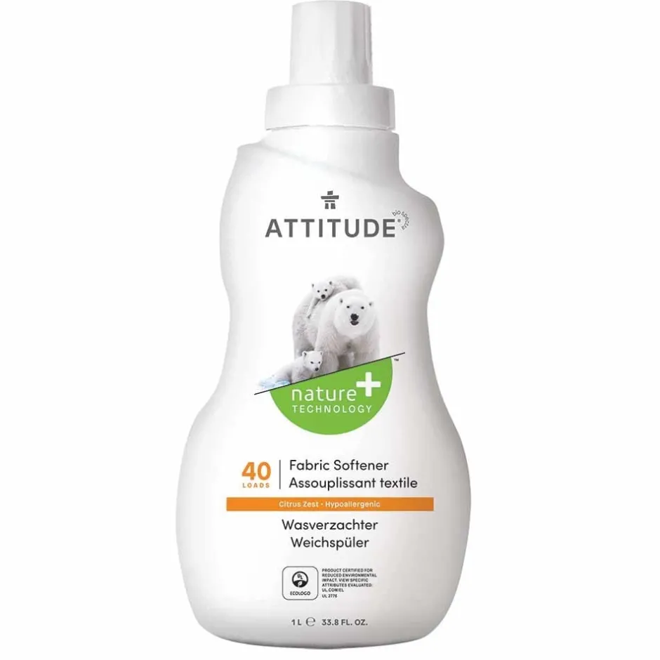 ATTITUDE Wasmachine En Vaatwasser*Wasverzachter - 40 beurten - Citrus Zest - 1L