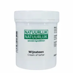 NatuurlijkNatuurlijk Paleo Aip | Rijsmiddelen*Wijnsteen Cream of Tartar - 200g