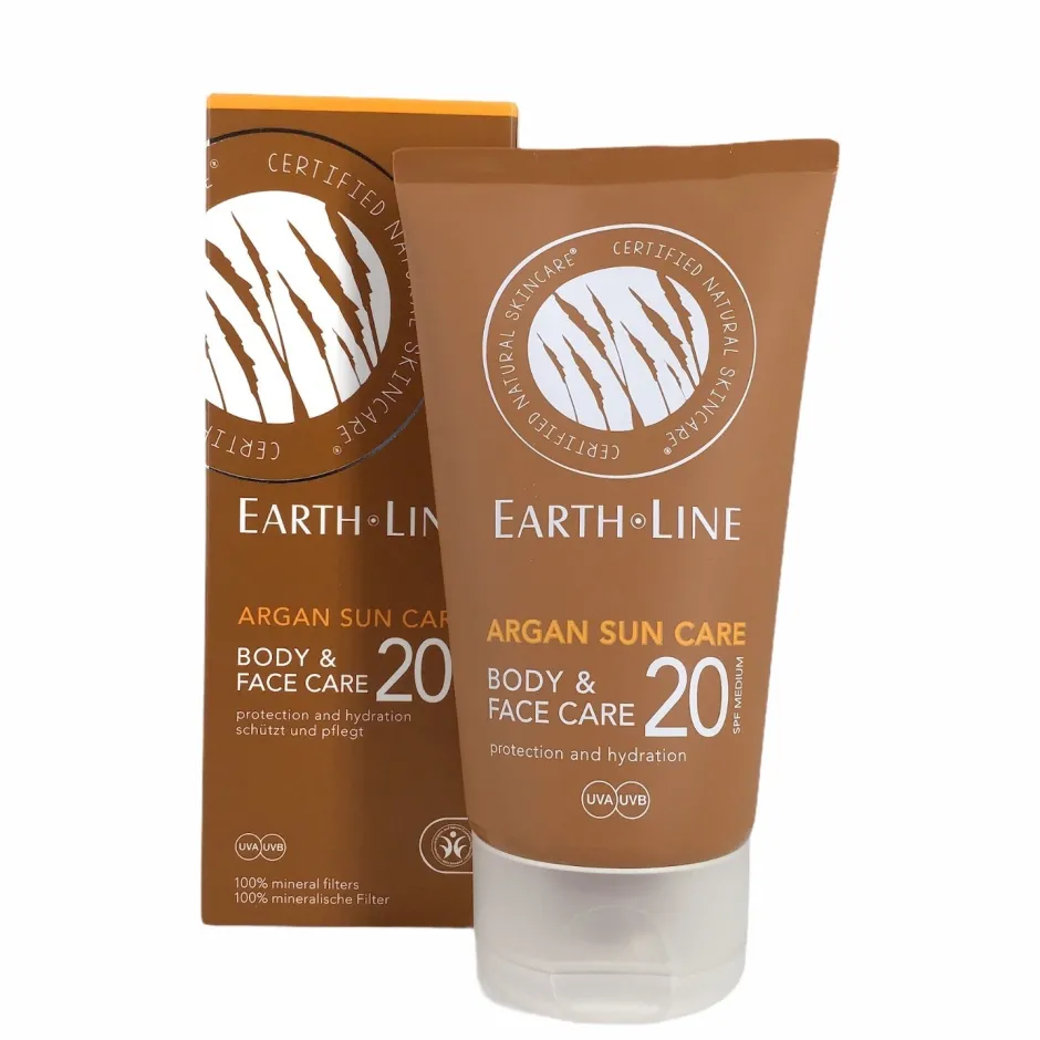 Earth Line Zonnebrand*Zonnebrand Argan SPF 20 - 150ml - BIO