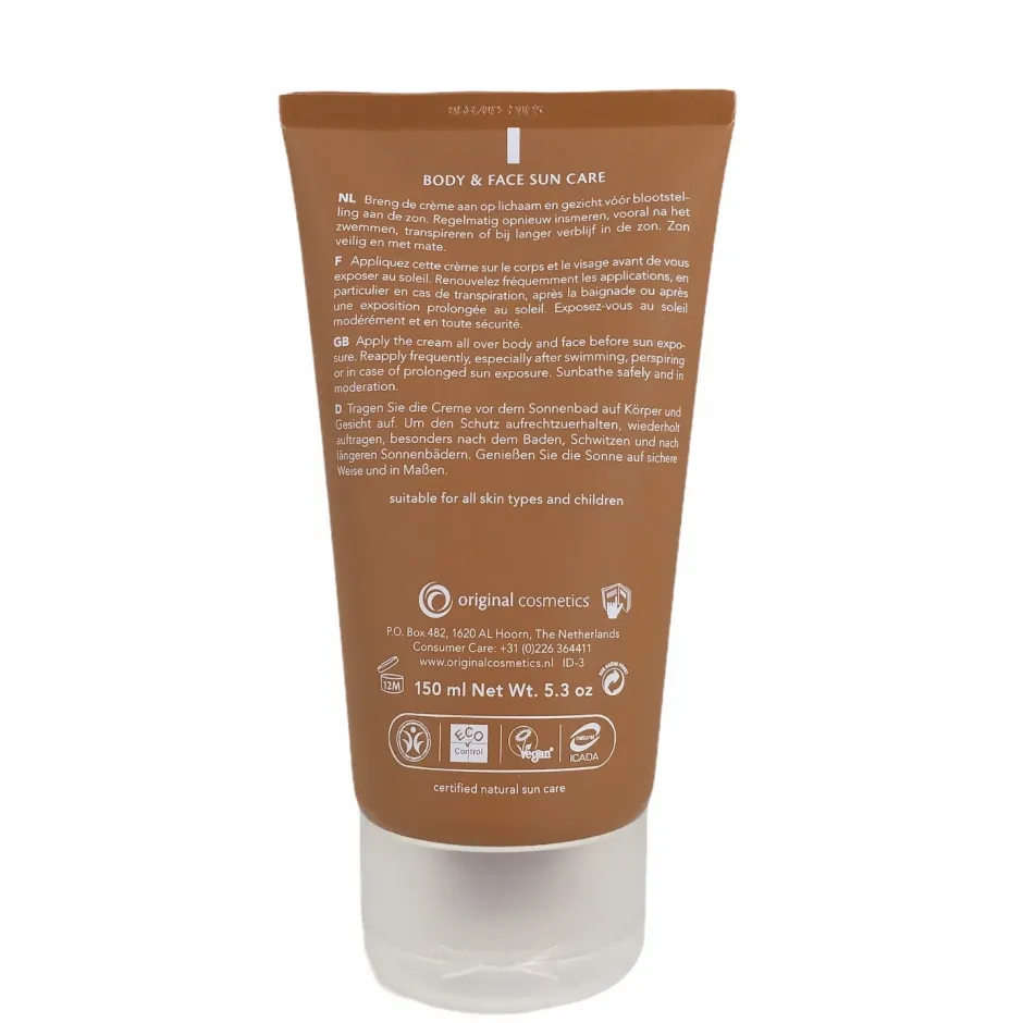 Earth Line Zonnebrand*Zonnebrand Argan SPF 20 - 150ml - BIO